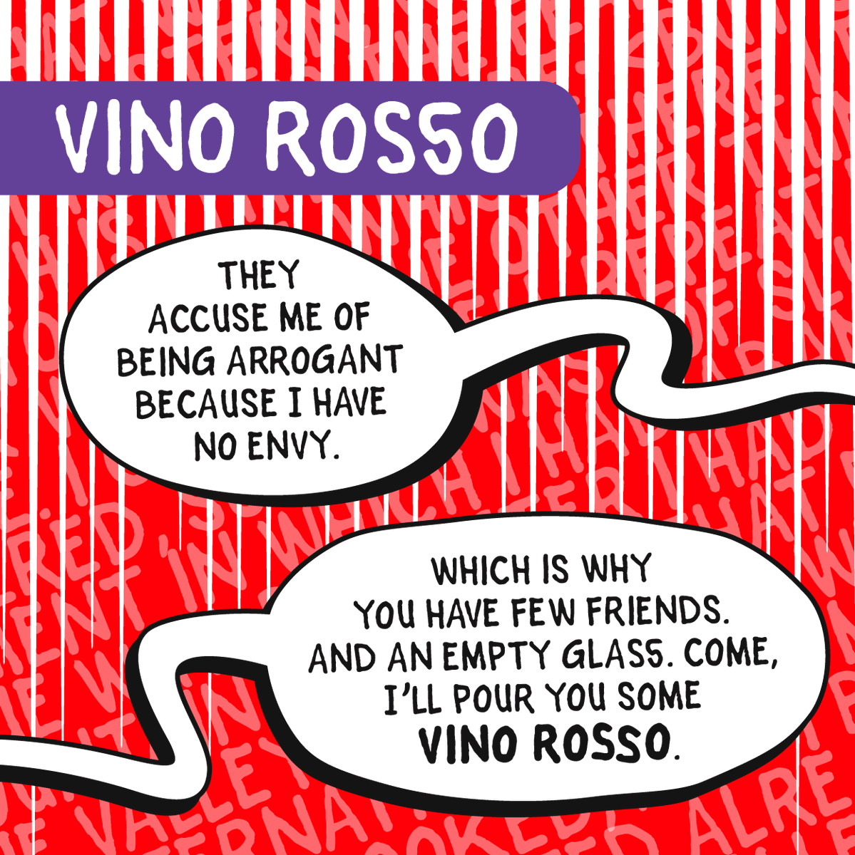 ComicsFontStore's tweet photo. The best lettering breathes. It has character. 
Vino Rosso — irregular, condensed, variable. 
👉 https://t.co/CUklYoHNs2 #comiclettering #comics https://t.co/ScTyrCp1dq