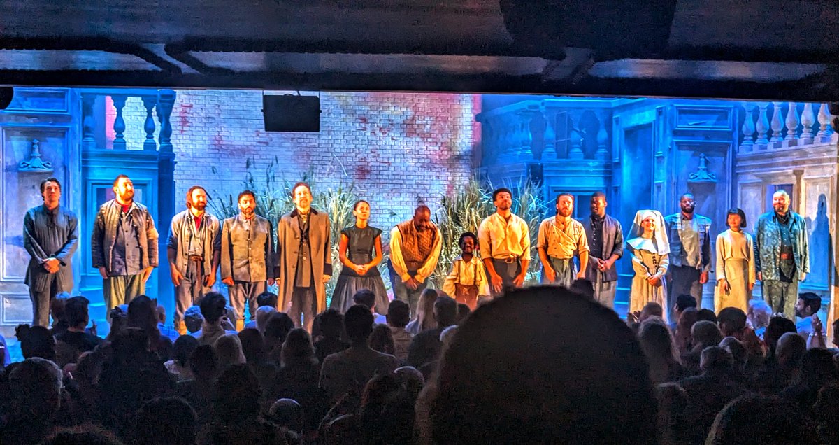 simonnread's tweet photo. We saw Cyrano de Bergerac at the Noel Coward Theatre. It was a brilliantly-paced, wonderfully acted, and beautifully-staged version of the classic story, with Adrian Lester immense as Cyrano, producing a powerful emotional response to the tragic tale. It runs until 5 September https://t.co/NjzbO2NLmc