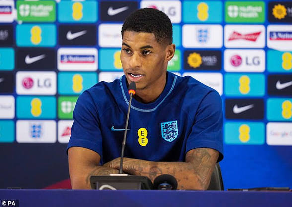 arinzechukwuab1's tweet photo. 🚨 Marcus Rashford Hints at Possible Next Move After England's Win Over Croatia

Reporter: 🗣️ Marcus, where do you see your future after the World Cup?

Marcus Rashford: 🗣️ Right now, my full focus is on the World Cup and helping the team go as far as possible, hopefully all the way to winning it.

When the tournament is over, we'll see what happens. Football can change very quickly, and there are always different possibilities. 

I've always had a good relationship with Michael Carrick, so I wouldn't rule anything out, but nothing has been decided yet.

For now, my mind is completely on the World Cup. After that, we'll sit down, assess everything, and see what the future holds.