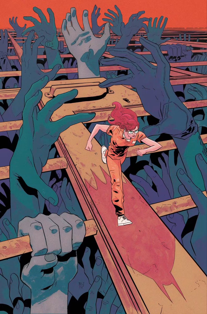lesbianightwing's tweet photo. seeing babs drawn by hayden sherman is such a treat AND they get bonus points for actually coloring her hair red and not orange 😭♥️

that said i’m real tired of every single one of the breakout issues so far just completely ignoring oracle but always having a batgirl variant https://t.co/Y5aD4tJvOb