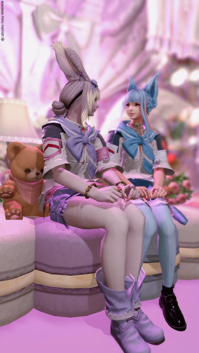 mimamimi_8's tweet photo. かわいすぎるスタジオでSS🎀
#cham_studio #FF14SS #ミコッテ #ヴィエラ https://t.co/foloqeOUJr