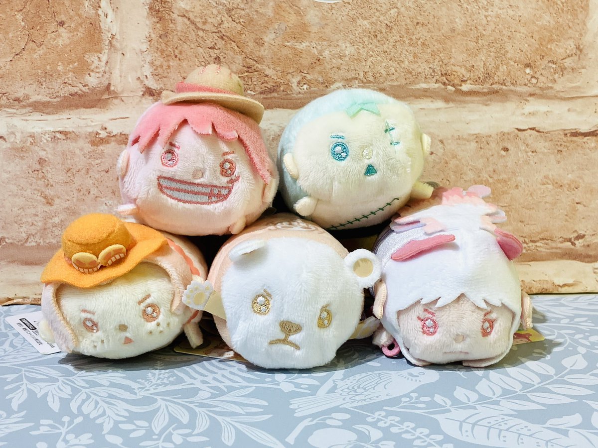 再入荷】 パステル ムギムギおてだま ルフィ/ゾロ/エース/ベポ/ヤマト