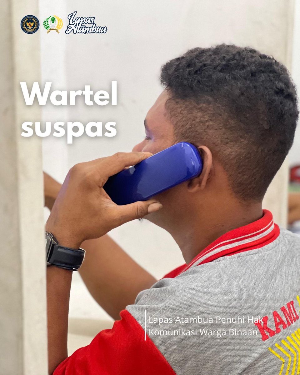 PolsuspasAtamb1's tweet photo. Lapas Atmbua Jamin Hak Komunikasi warga Binaan lewat Wartelsuspas https://t.co/4u5sukEsuP