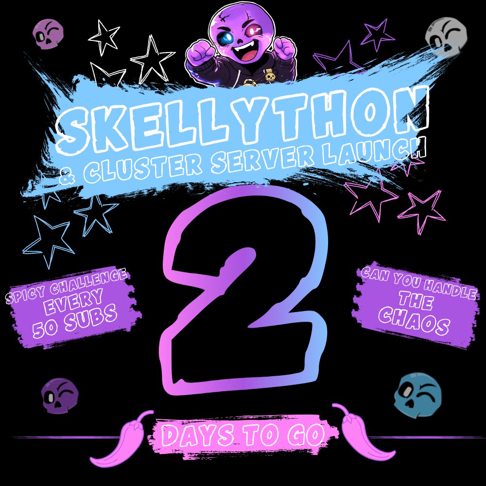 itsmeskelly's tweet photo. 💀 2 DAYS.

This is happening. Are you?

June 22nd. 4:30PM CST.

#VTuber #VTuberEN #Skellython https://t.co/l0FhtftS1p