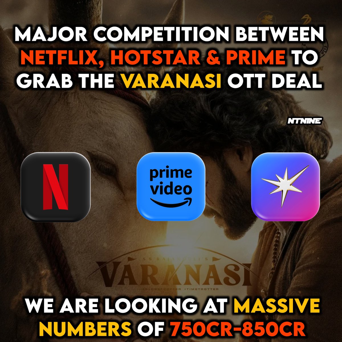 Natrollsnine's tweet photo. Record la veta ikkadi nunchi eh start chesthunam... 

@urstrulyMahesh 
@ssrajamouli

#Varanasi https://t.co/c4FkA32JGc