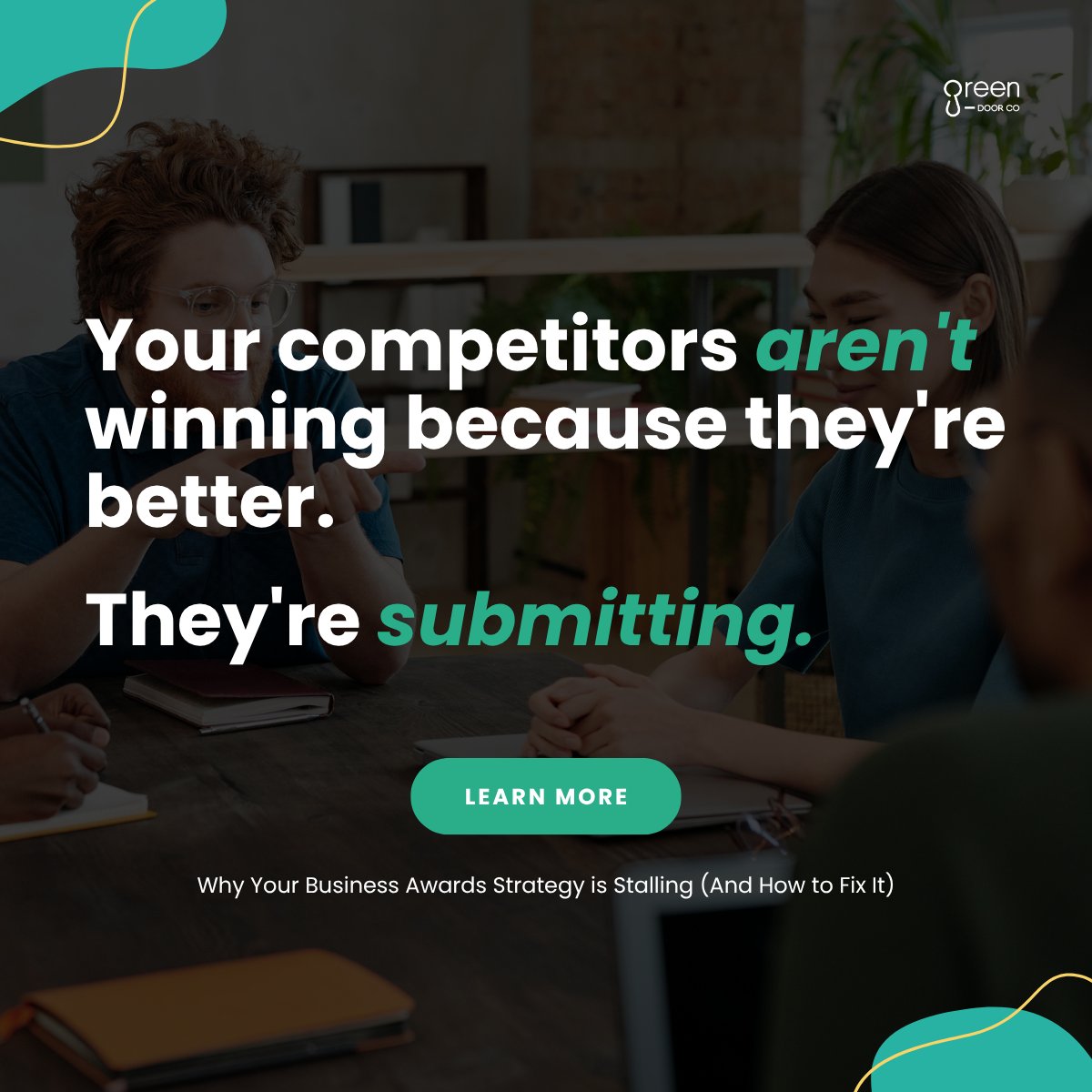GreenDoor_Co's tweet photo. Why Your Business Awards Strategy is Stalling (And How to Fix It)
Learn more ➡️ https://t.co/BEkyVRobOm
#Awards #BusinessAwards #AwardStrategy https://t.co/lTqgjZjMP8