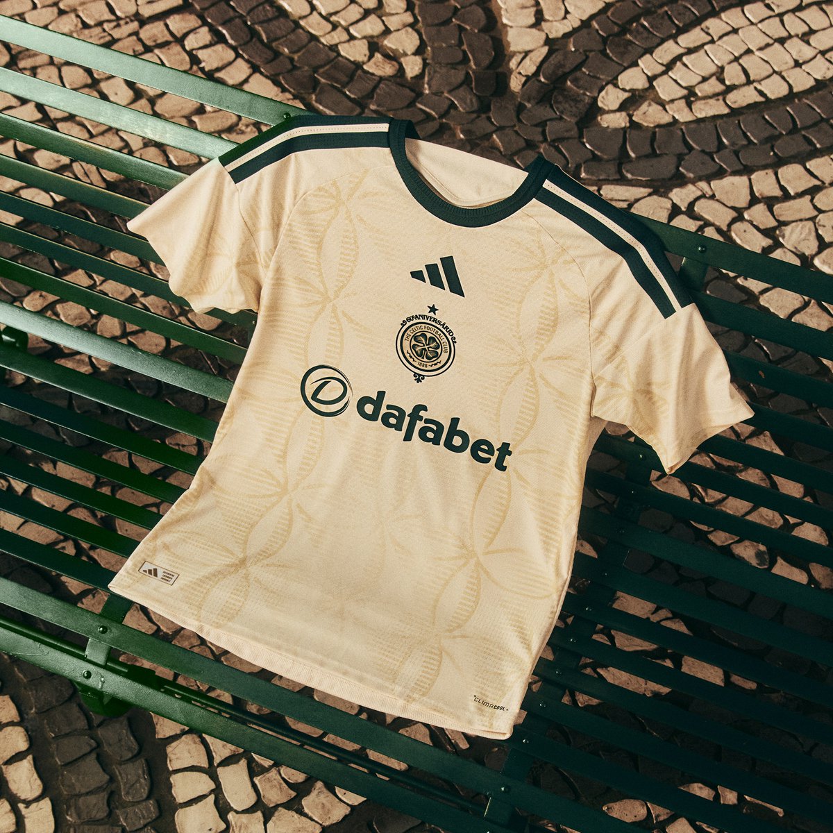 CelticFC's tweet photo. 🍀⭐️ This isn't just a jersey; it's an homage to one of the most iconic seasons in football history.

The new #CelticFC x @adidasUK Third Kit, available online and in-store now ⤵️