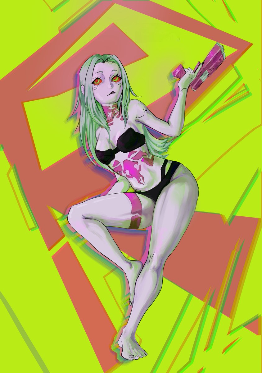 dmrpsdy's tweet photo. My fav Rebecca 
#cyberpunk #edgerunners #rebeccaqcyberpunk  #cyberpunkedgerunners #fanartㅤㅤㅤㅤ https://t.co/derIviU9Ax