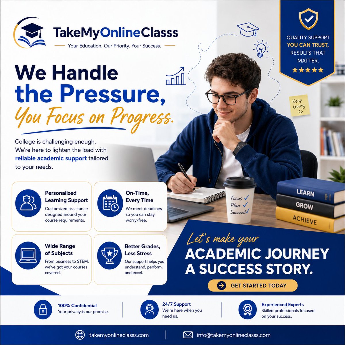 myonlineclasss's tweet photo. We Handle the Pressure, you focus on progress...
https://t.co/LMu2ssqct0 #takemyonlineclassforme #takemyonlineclass #hiresomeonetotakemyonlinecourse https://t.co/t4b35EzbDs