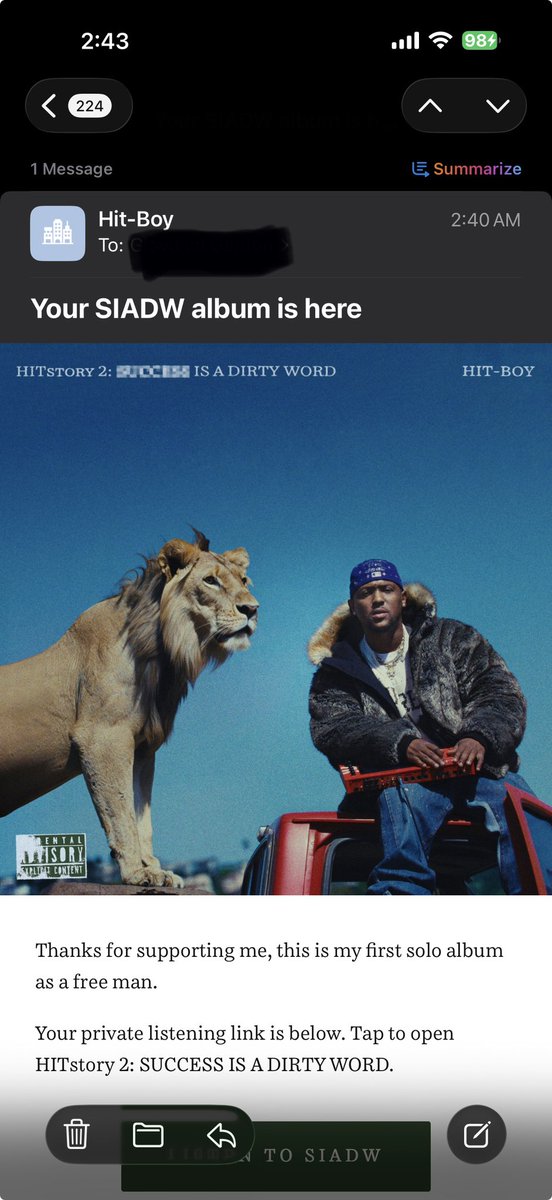 gioitaliano92_'s tweet photo. @Hit_Boy real supports real, gonna be bangin this in the Toyota lol 😂  🔊 🔥🔥
#HITstory2 #HitBoy #surfclub https://t.co/s6MskzjsI7