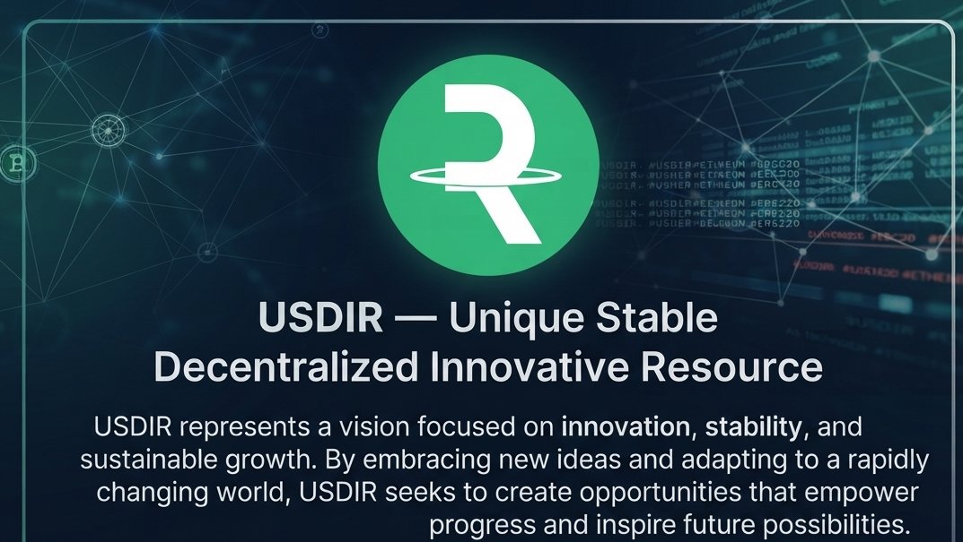 USDIR_USDIR's tweet photo. USDIR represents a vision focused on innovation, stability, and sustainable growth. By embracing new ideas and adapting to a rapidly changing world, USDIR seeks to create opportunities that empower progress and inspire future possibilities.
$USDIR #USDIR #TOKEN #ETHEREUM #ERC20 https://t.co/yTiZcpoa8V