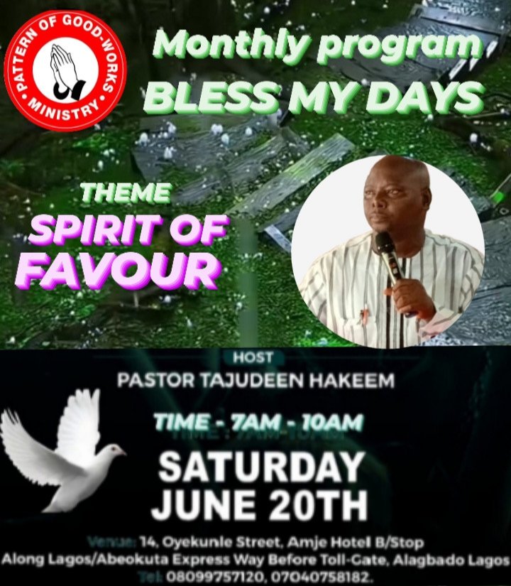 MinistryPgm's tweet photo. [  2  DAYS  MORE  ]
 BE MY GUEST
COVENANT OF FAVOUR MUST SPEAK https://t.co/GZMl22Hkau