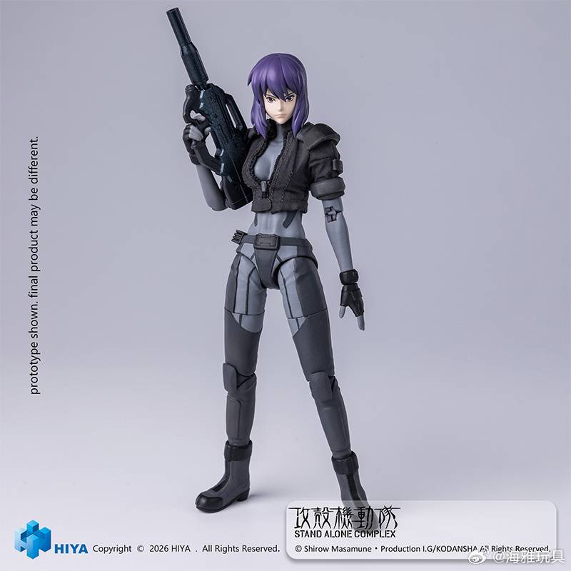 新品情報】 HIYA Toys 1/12 草薙素子(S.A.C. 戦闘服Ver.) 2027年Q2発売