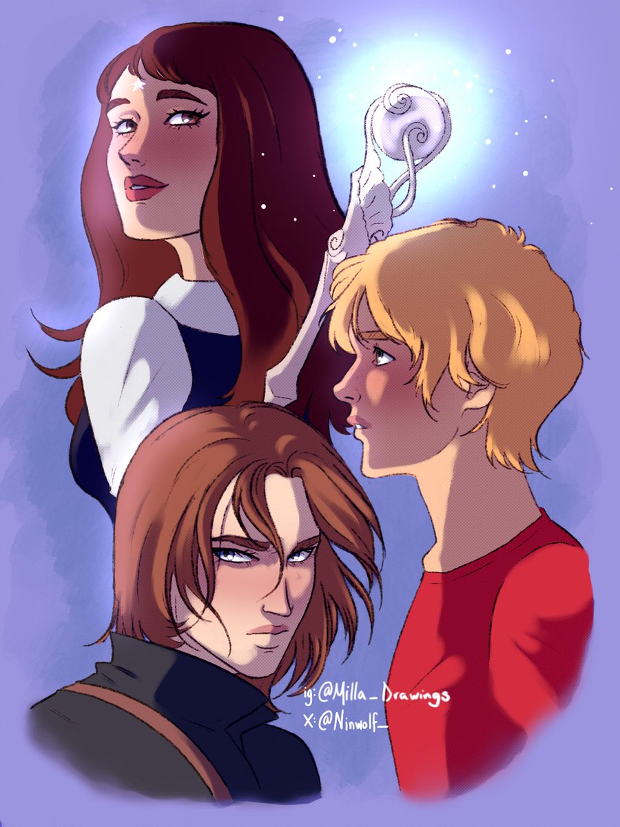 ninwolf_'s tweet photo. Victoria, Jack y Kirtash 💫 De libros favoritos y un lugar seguro siempre. @_LauraGallego https://t.co/yMnFd2i99f