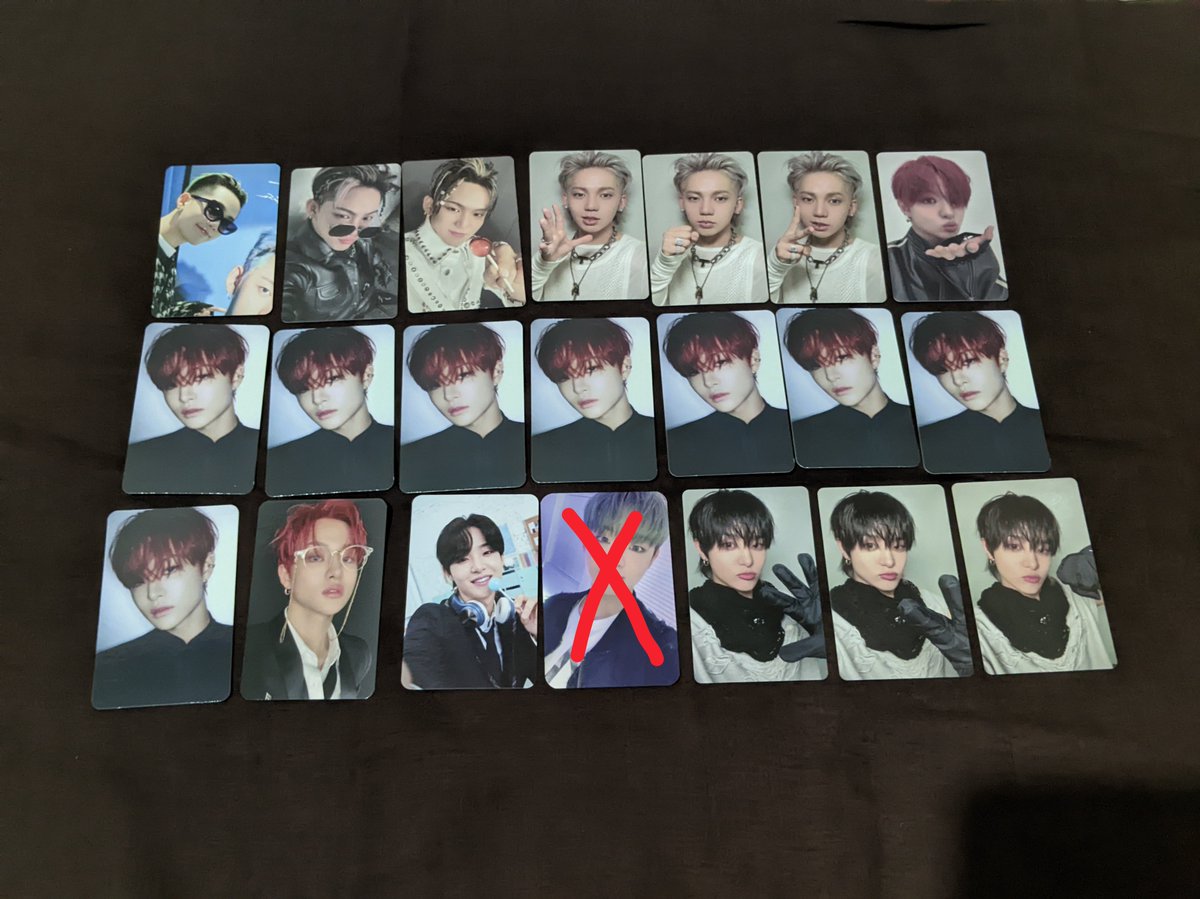 csatties's tweet photo. WTS AAB PC TREASURE 
❗Not For Sensitive Buyer❗

take all 400.000 (kecuali yang tanda merah)
❌ exc adm oren &amp; pack ❌
📍Dom Kab Bogor

t. wts photocard hyunsuk jihoon yoshi junkyu jaehyuk asahi doyoung haruto jeongwoo junghwan https://t.co/r0hCDnBe0i