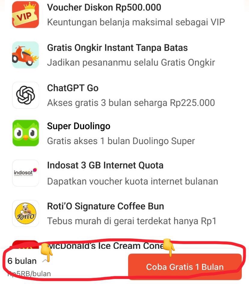 sukashoppingg_'s tweet photo. cara uji coba gratis shopee vip:
- ke menu shopee vip👇
https://t.co/HkuueoHpjr
- pilih paket langganan dan konfirmasi (ada pilihan per-bulan, per-3bulan & per-6bulan)
- pilih metode pembayaran
- donee! udah dapet benefits langganan shopee vip✨

bisa dibatalin kapan pun dan benefit yg lagi berjalan tetap berlaku kok👌