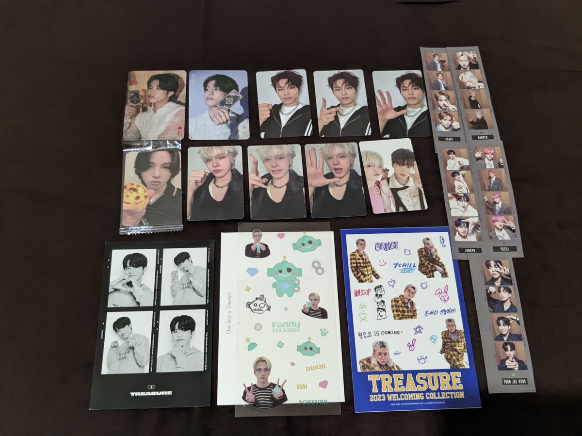 csatties's tweet photo. WTS AAB PC TREASURE 
❗Not For Sensitive Buyer❗

take all 400.000 (kecuali yang tanda merah)
❌ exc adm oren &amp; pack ❌
📍Dom Kab Bogor

t. wts photocard hyunsuk jihoon yoshi junkyu jaehyuk asahi doyoung haruto jeongwoo junghwan https://t.co/r0hCDnBe0i