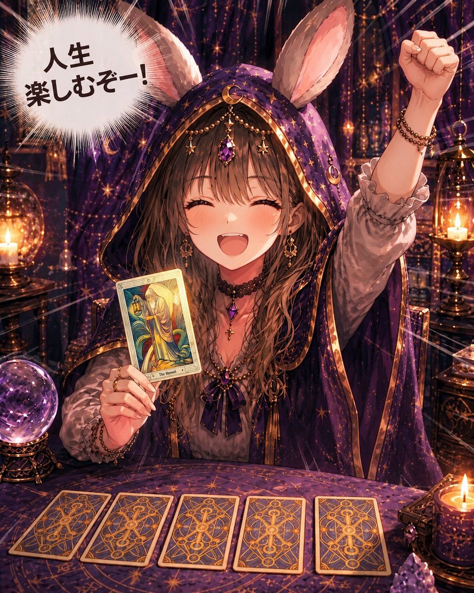 RTkoroRabbit's tweet photo. 「がんばろう」よりも

『楽しもう』

すると、人生は周り出す♻️

明日の朝もカード引いて
メッセージ届けますね😊

#人生を楽しもう https://t.co/UxwaWDFO9n