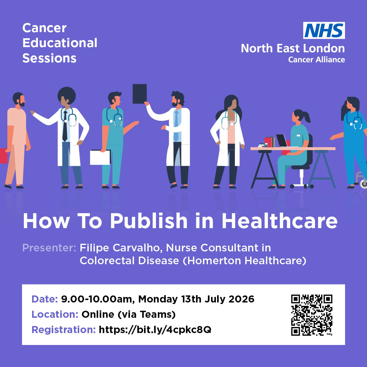CancerNel's tweet photo. Ever wondered how to get your work and ideas published in a leading journal?  Join Filipe Carvalho from @NHSHomerton who will equip you with the skills you need to start your publishing journey.

9am to 10am, Mon 13 July

Register for free here: https://t.co/GZZjSxC3Ty https://t.co/VEUNELYYGr