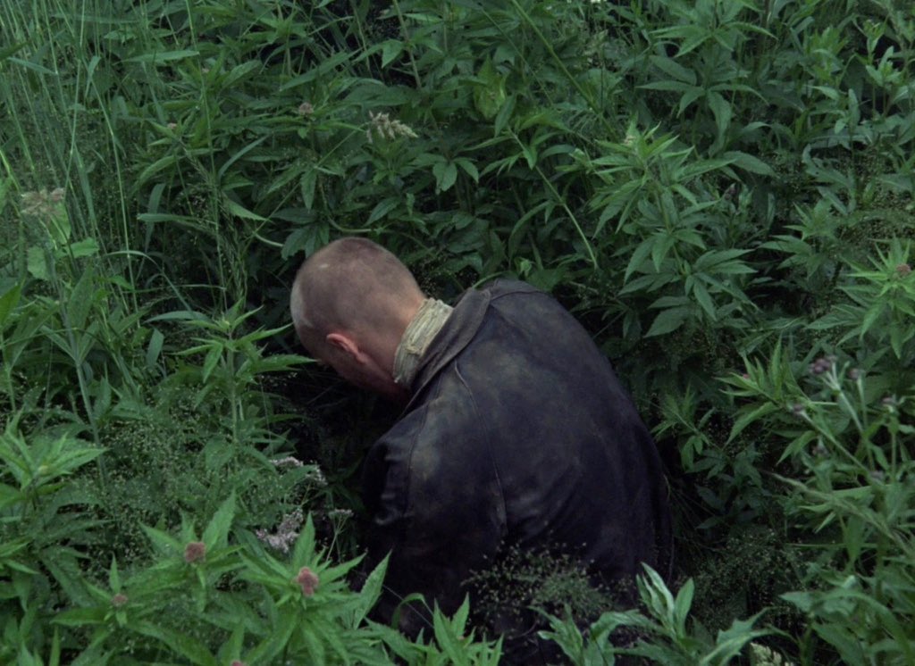 binny_louis's tweet photo. there’s a shot in Stalker where nothing happens for three minutes. and somehow it’s the most tense scene in the film. Tarkovsky understood that dread lives in stillness. https://t.co/AB0CZZs12F