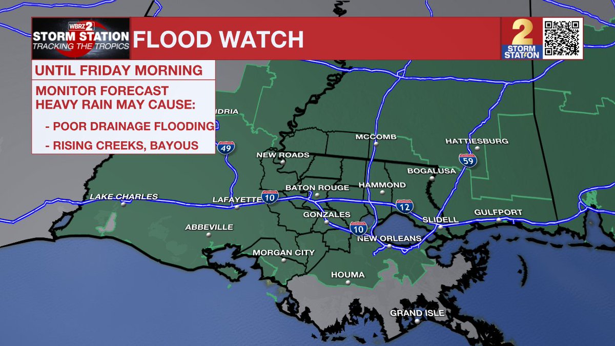 DaveBakerTV's tweet photo. A Tornado WATCH remains in effect until 6am for much of the Capital area. A Flood WATCH also remains in effect until early Friday. Arthur has moved inland and dissipated, but the flood threat remains. Some improvement later this afternoon. https://t.co/NwK2sBdlr5