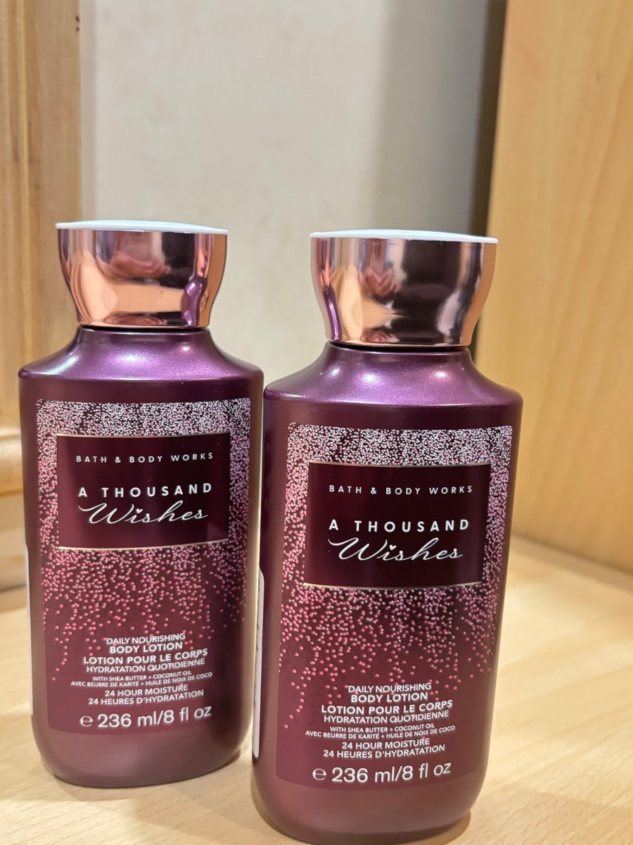 iironbell's tweet photo. hi guys! wts body lotion bath &amp; body works yg a thousand wishes only 450k/bbw yaa (ori langsung di store nya)🌟 #zonauangㅤ https://t.co/jdU100qQXh