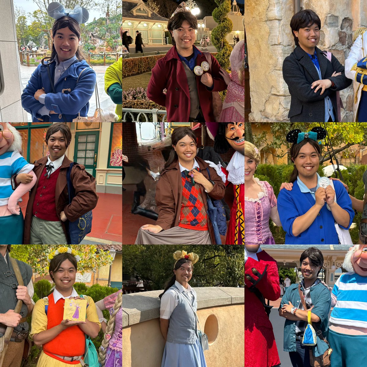 tetsuyaoidisney's tweet photo. 昨年のGW明けからDハロに備えてダイエットして一年経ったけど、我ながら頑張ったなって思う
※今もダイエット継続中です
一枚目:23歳なりたてほやほや(Max80kg)
二枚目:左上から順に2025年GW明け、6月、8月、9〜10月(Dハロ期間)、11月、12月
三枚目:左上から順に1月、3月、4月、5月、6月 https://t.co/lft2iRFVDh