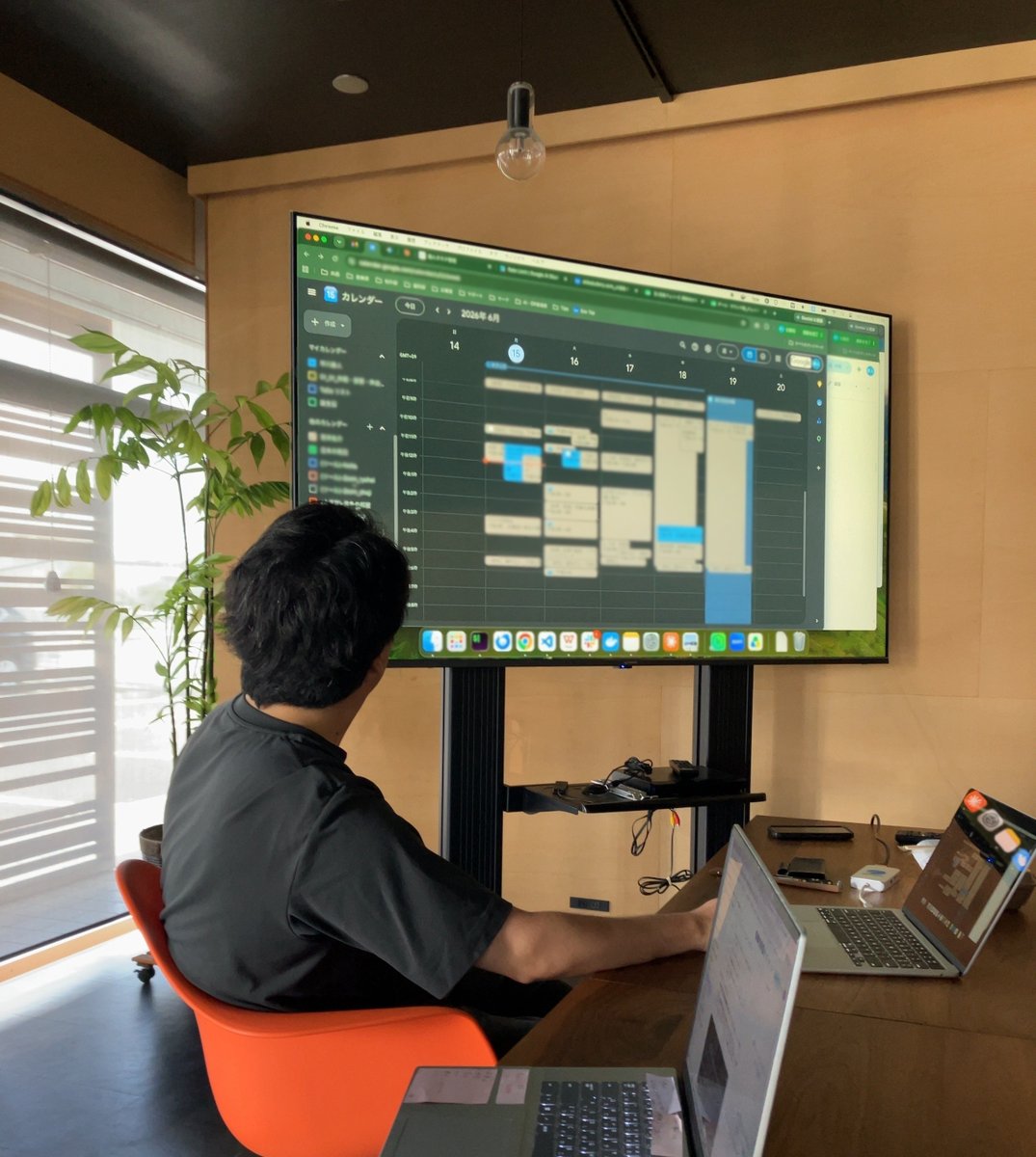 gofield's tweet photo. 「パワーランチ」第3回開催🍱
テーマはGoogle Workspace活用法。AI・DX推進室の早川がGoogleカレンダー運用やGmail活用術、AI機能の活用事例を紹介し、業務効率化のアイデアを意見交換しました。
今後も働きやすい環境づくりと業務改善に取り組みます。 https://t.co/2jqN1BmDNF