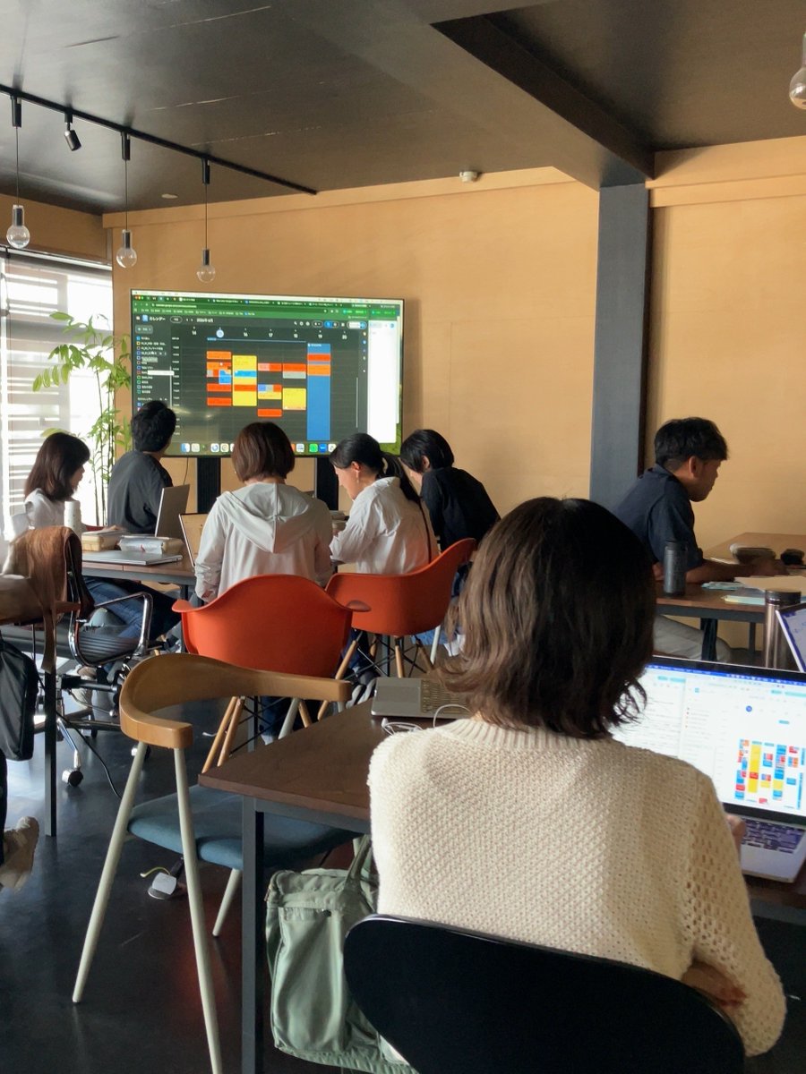 gofield's tweet photo. 「パワーランチ」第3回開催🍱
テーマはGoogle Workspace活用法。AI・DX推進室の早川がGoogleカレンダー運用やGmail活用術、AI機能の活用事例を紹介し、業務効率化のアイデアを意見交換しました。
今後も働きやすい環境づくりと業務改善に取り組みます。 https://t.co/2jqN1BmDNF