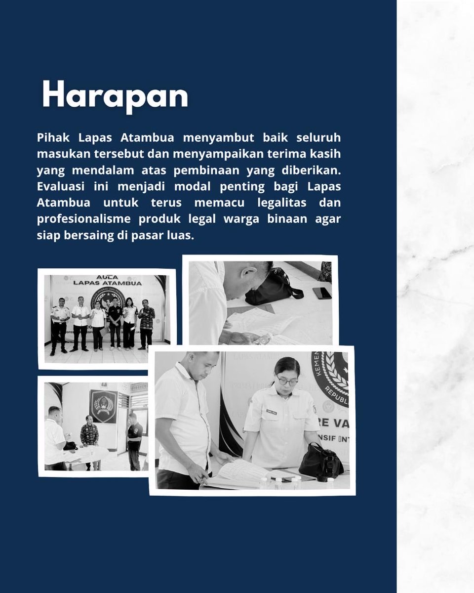 PolsuspasAtamb1's tweet photo. Jamin kualitas mutu, Lapas Atambua Fasilitasi Pengawasan IRTP Oleh pemerintah kabupaten Belu https://t.co/vQCxqJ99gx