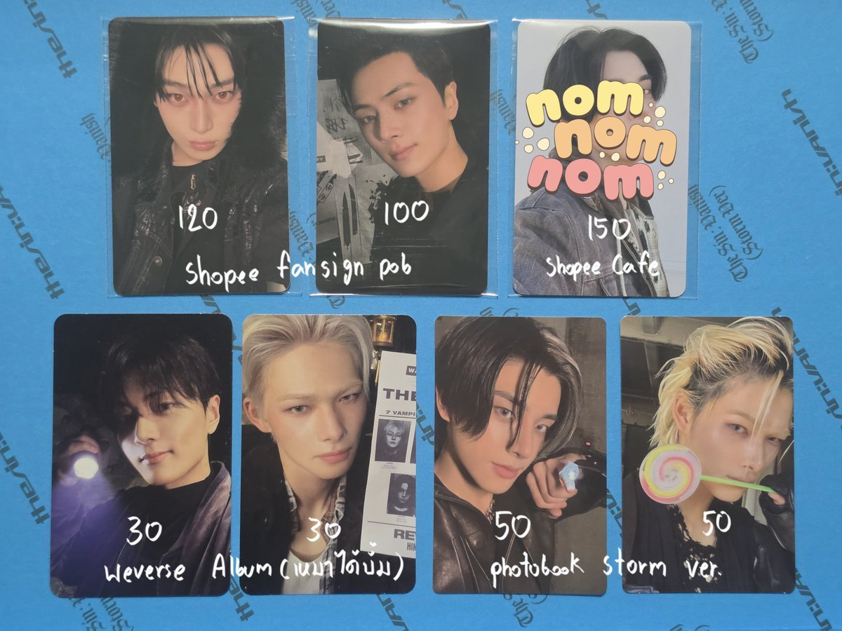 alriartz's tweet photo. WTS / พร้อมส่ง
- เจย์ ซอนอู shopee fansign
- นิกิ storm / จองวอน เจย์ forbidden / เจย์ นิกิ weverse ver.
- จองวอน pop up
- จองวอน dark blood
- ฮีซึง เจค dimension: dilemma

ค่าส่ง 40 สนใจสอบถามได้นะคะ

#ตลาดนัดenhypen https://t.co/SWwKVIAfoZ