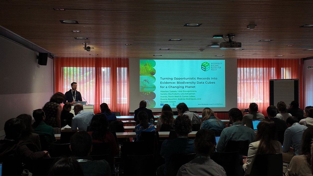BCubedProject's tweet photo. Greetings from the World Biodiversity Forum (#WBF2026) 👋🇨🇭

You can discover our B-Cubed policy briefs and meet our colleagues at our booth just in front of the Plenary hall 📝

Read the briefs here: https://t.co/09dQWOGLiT https://t.co/5G3UjYaNr2