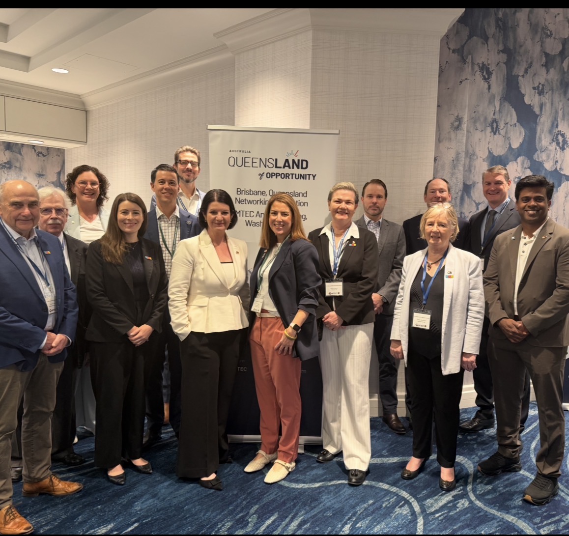 tradeinvestqld's tweet photo. TIQ partnered with BEDA to lead the inaugural QLD delegation to the MTEC Annual Meeting in Washington, D.C., connecting 17 of Brisbane and QLD's leading defence, health and medtech innovators with defence partners and opportunities.

Learn more 👉 https://t.co/F1K0o12kBS https://t.co/fEsle5tsza