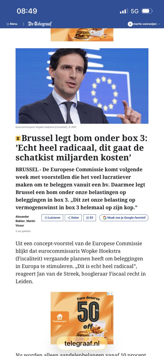 MvRooijen's tweet photo. Brussel legt Bom onder BOX 3 
Vlucht naar BOX 2 wordt nog aantrekkelijker 

Want dat is de UITSTELBox 

Budgettaire opbrengst BIX 3 krijgt harde klap 
@nos @nu @ad @volkskrant @fd @nrc https://t.co/7PalM4RwYB