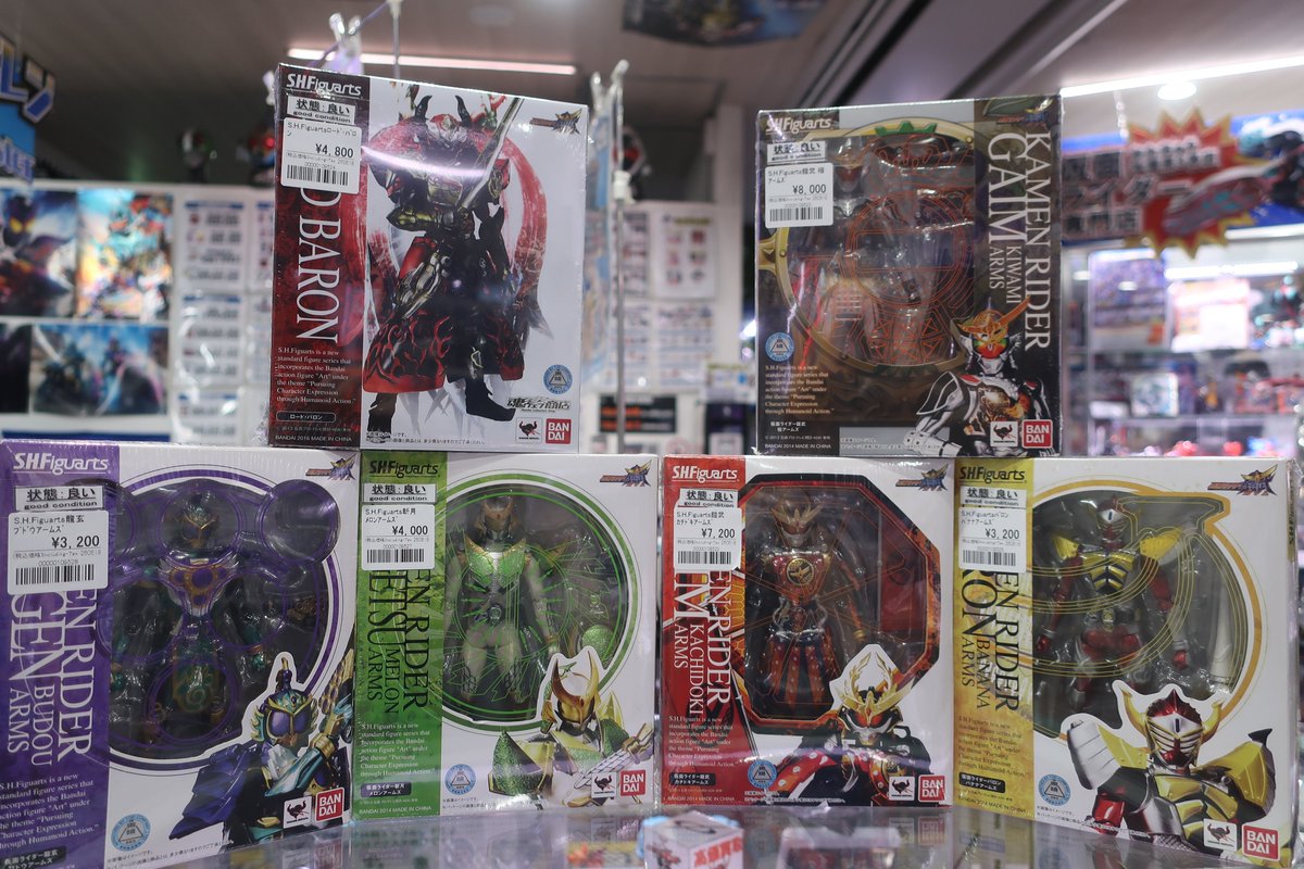 僕の集めたお宝達。存分に買いたまえ」 SHフィギュアーツ大量入荷