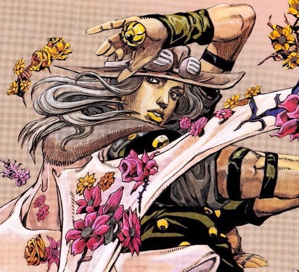 gyjover's tweet photo. the way araki draws gyro…the only logical conclusion is that he is in love with him https://t.co/ezBnWSuHx0