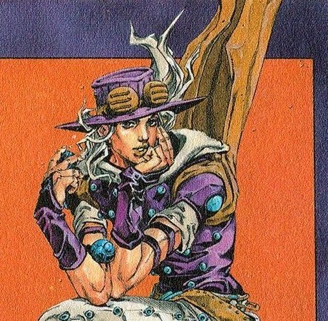 gyjover's tweet photo. the way araki draws gyro…the only logical conclusion is that he is in love with him https://t.co/ezBnWSuHx0