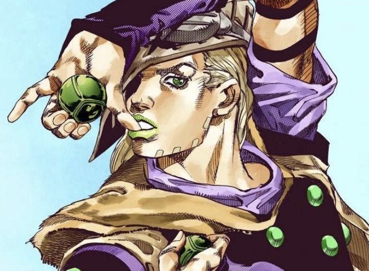 gyjover's tweet photo. the way araki draws gyro…the only logical conclusion is that he is in love with him https://t.co/ezBnWSuHx0