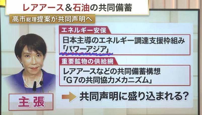 maruikaue's tweet photo. 中国が高市さんの策略に嵌り焦ってる🥴

急に多国間主義とBRICSを強調し出した

G7で高市さんが中国を名指して、包囲網を構築しつつある
ブラジルにも手を伸ばす

高市さん100点満点の外交手腕よ👍 https://t.co/XelEA44rVu