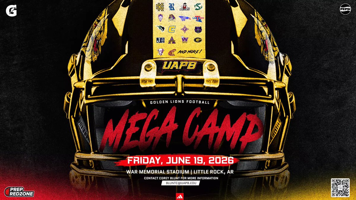 CadenCal40's tweet photo. I will be attending the @UAPBLionsFB mega camp this Friday ready to work @PrepRedzoneAR @CoachAHampton  @GRicumstrict @TheRealCoachJB https://t.co/h3D2zxJhvX