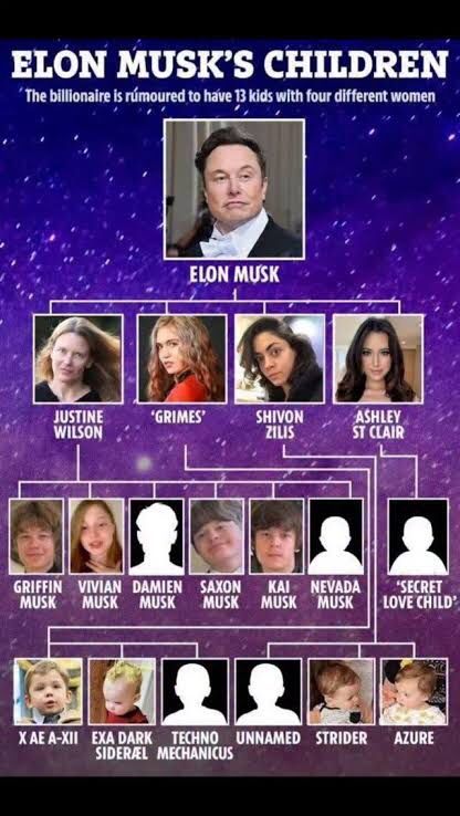 celestialglobe2's tweet photo. #ElonMusk’s boldest investment may not be Tesla, SpaceX, or AI-it’s family. With 14 children, he argues declining birth rates threaten civilization. Yet he says wealth &amp; leadership should be earned, not inherited. The ultimate legacy isn’t billions-it’s the mindset 2 create them. https://t.co/H6pvrUUnXx