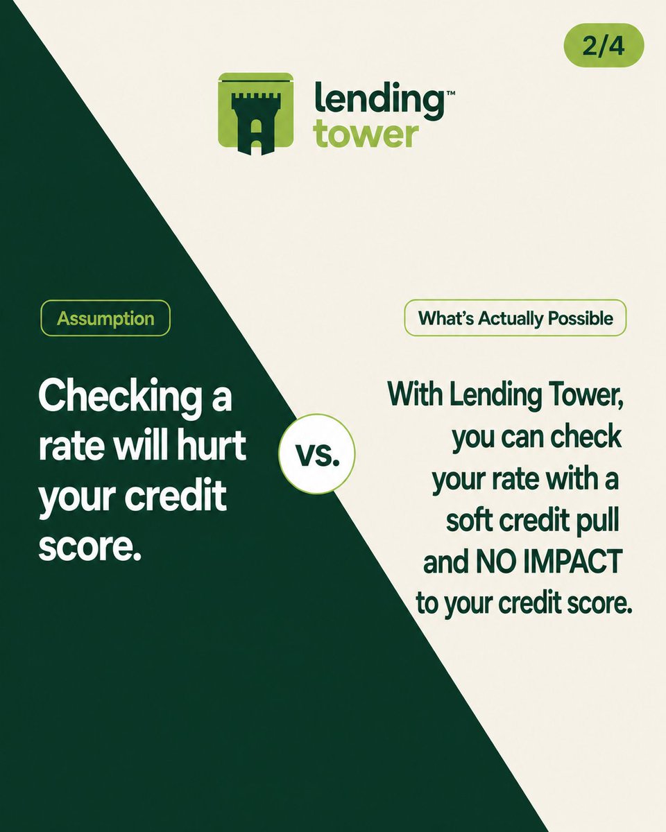 LendingTower's tweet photo. What people assume vs. what’s actually possible. 🧭

A few common money assumptions may be hiding opportunities. Understanding your options can make all the difference. 🔍✨

#FinancialClarity #LoanOptions #LendingTower https://t.co/6GrlGQPcWR