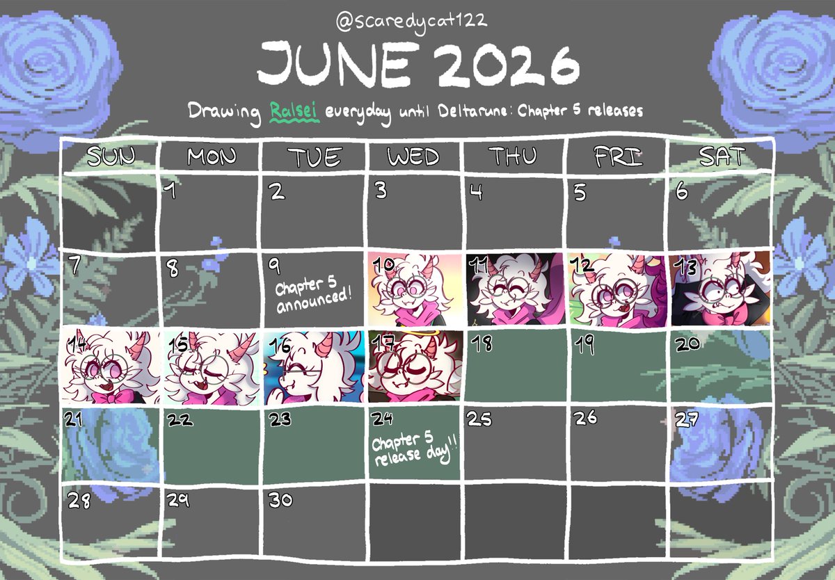 scaredycat122's tweet photo. tag list (@skittleskitsu , @VeniceNymph) + calendar + reference picture! https://t.co/wymggPNwEg
