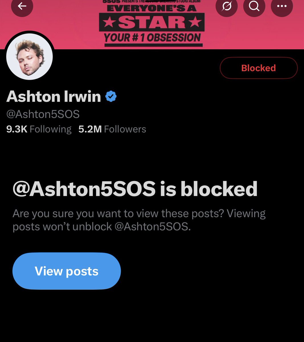alwaysminimal's tweet photo. secret song was babylon so I blocked all of 5SOS https://t.co/x4tB4PfEIR