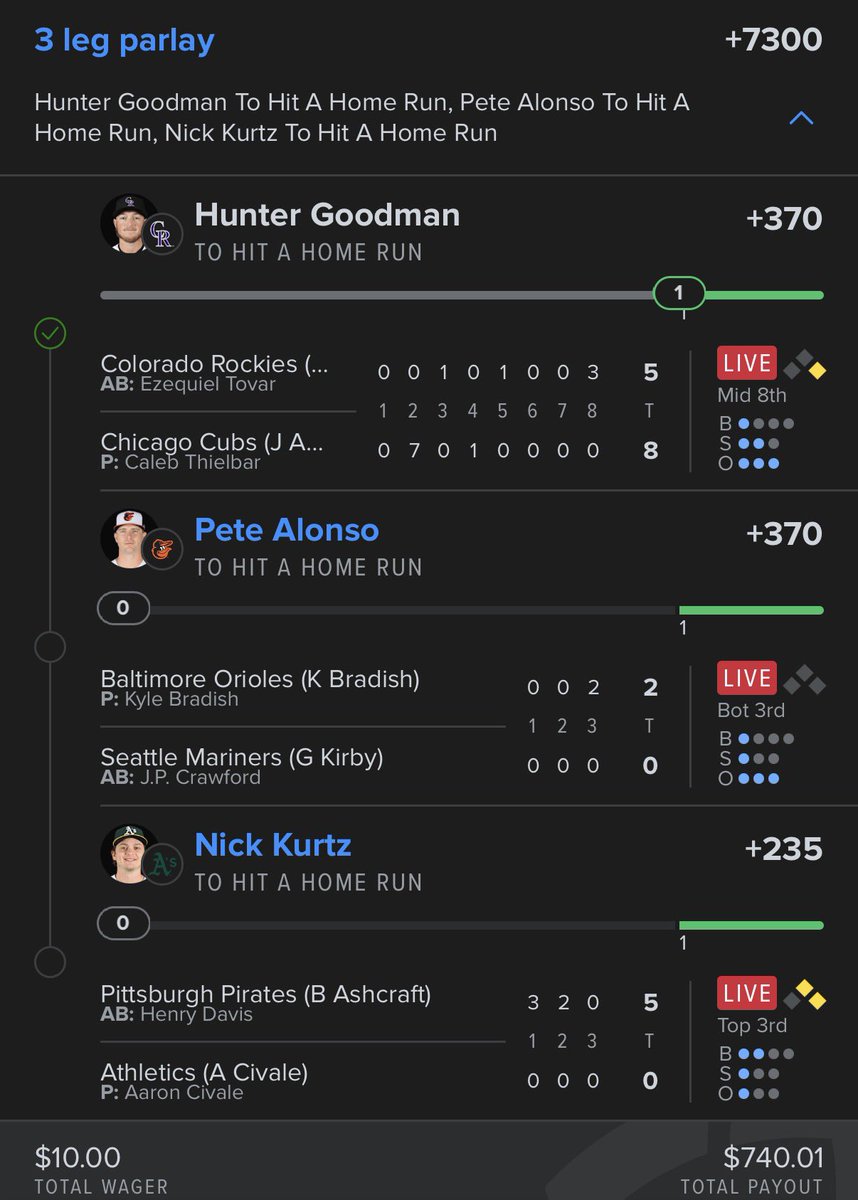 ParlayWizardKD's tweet photo. @HomeRunPredict LIGHT IT UP BRO 🤣🕯️ https://t.co/3os77aCSzN