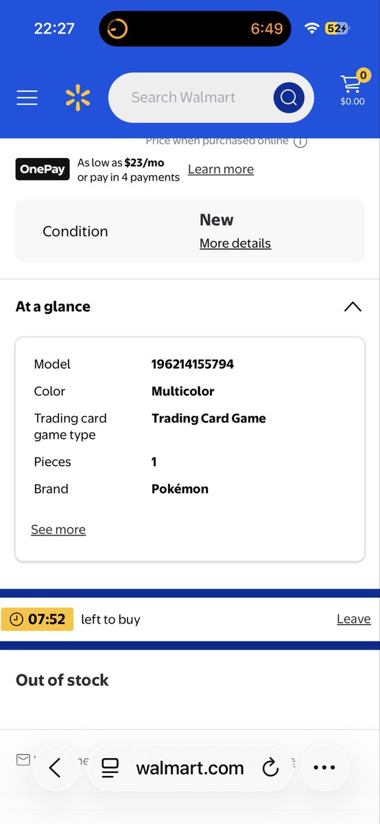 daaaDiddler's tweet photo. @PokemonRestocks My time to buy but sold out fun in the sun https://t.co/SLGUwcxv5i