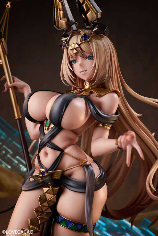 figsoku_b's tweet photo. 【LOVECACAO】ホビーサクラ/Skin Studio「氏イラスト Pharaoh Girll Illustrated by LOVECACAO」1/4美少女フィギュア

・発光機能を搭載しておりライト演出は「常時点灯モード」と「ブレスモード」の2種類をお楽しみいただけます

【���約開始】
価格104,500円（税込）
2027年2月発売予定
https://t.co/nNbAseXFUq
#ホビーサクラ