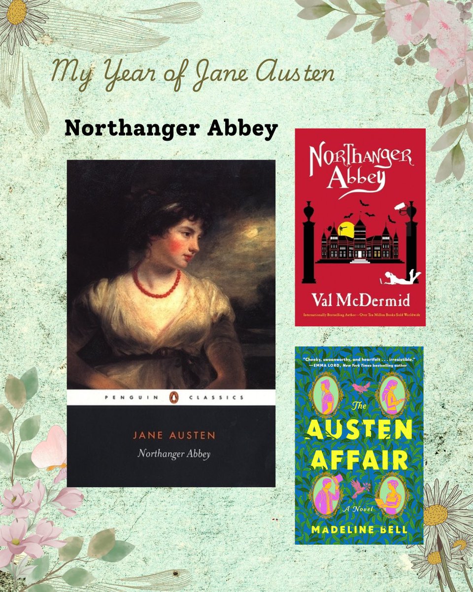 HappyReading24's tweet photo. 2026 is my year of Jane Austen's novels. After beginning with Persuasion in February, our Jane Austen Book Club is reading them in the order they were written.

We read Northanger Abbey in April and retellings in May and June. See my comments and star ratings in the images. https://t.co/cVW8z9e86j