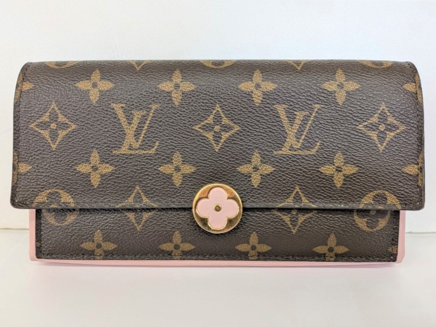 LOUIS VUITTON モノグラム ポルトフォイユ フロール M64586」を