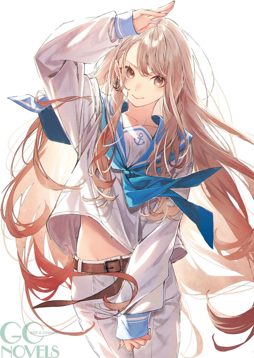 0726hada's tweet photo. 朝起きたら暑すぎて、この可愛いhikariちゃん見て涼むなど……
夏はやっぱりセーラーですね！
#あま俺

「世界で一番『可愛い』雨宮さん、二番目は俺。」シリーズより
https://t.co/MM91O5zwEK https://t.co/FzkrDVj6nZ